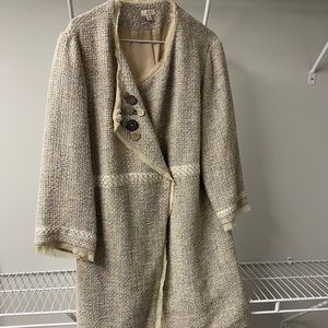 J.Jill Tweed Long Blazer